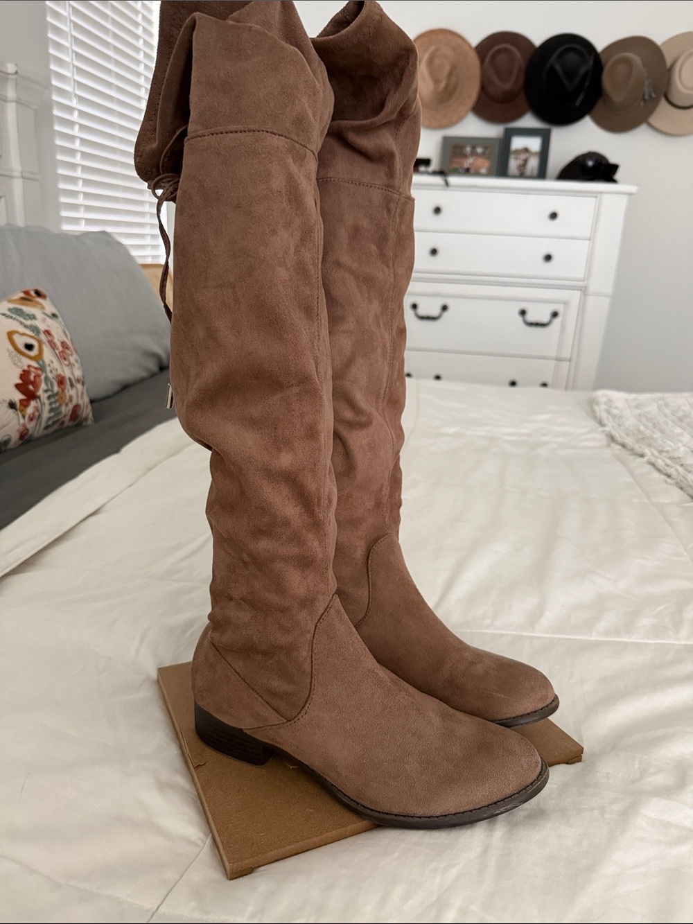 Rue21 Brown Over-the-Knee Suede Boots